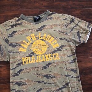 Vintage Ralph Lauren Single Stitch Cammo Shirt {M}
